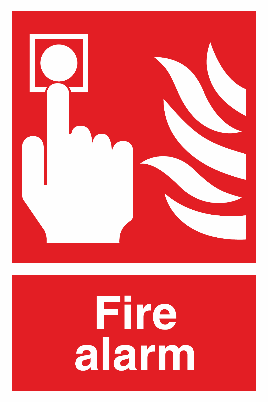 Fire Alarm safety sign