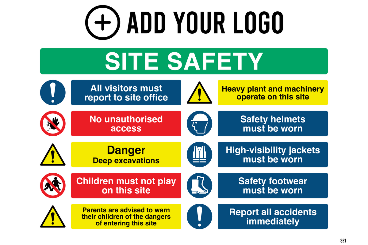 Site Safety Multi-Message Board SE1