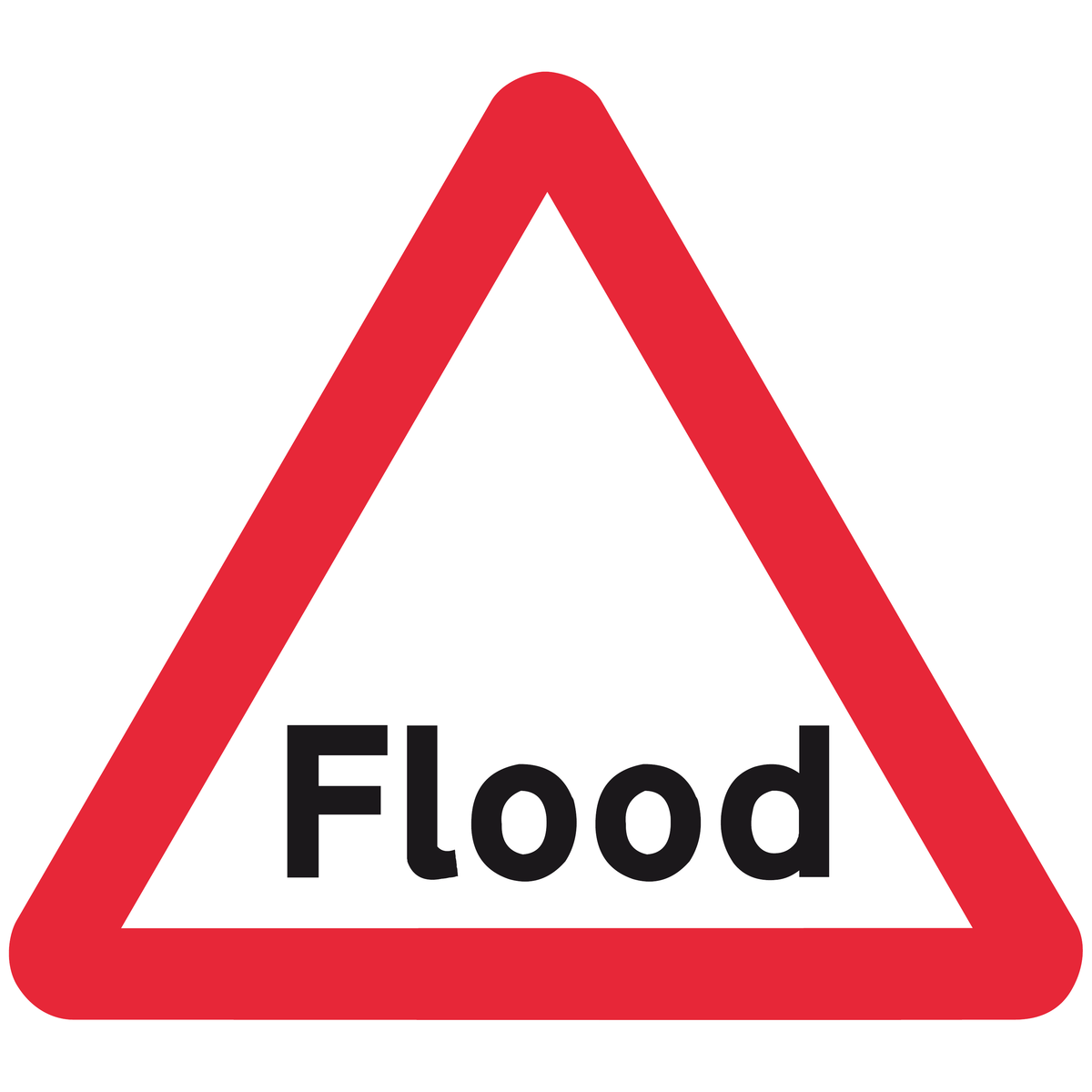 Flood traffic sign
