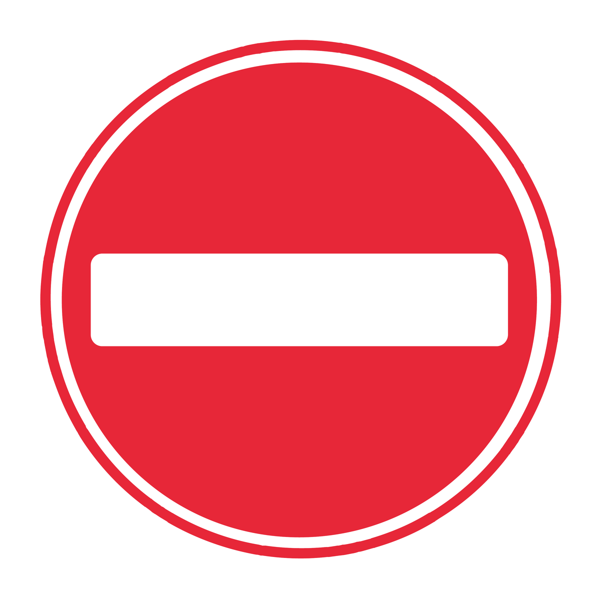 No Entry traffic sign