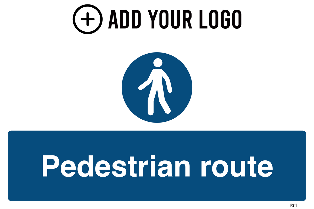 Pedestrian Route Sign PS11