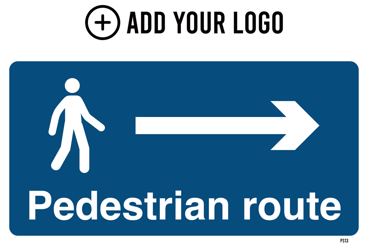 Pedestrian Route Sign PS13