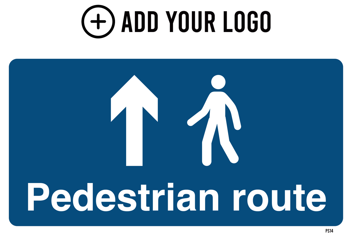 Pedestrian Route Sign PS14