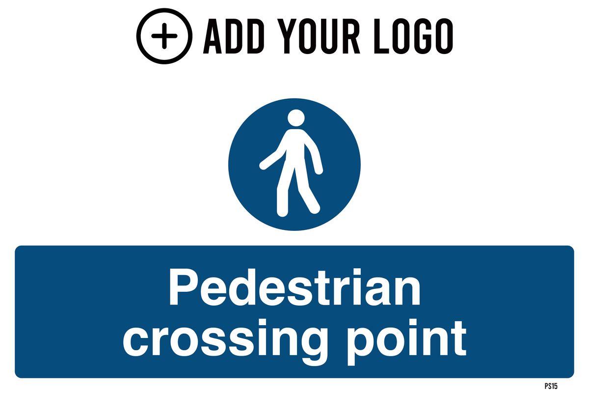 Pedestrian Crossing Point Sign PS15