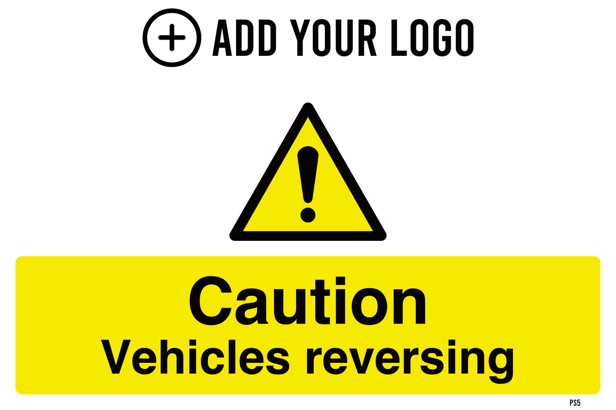 Caution Vehicles Reversing Sign PS5