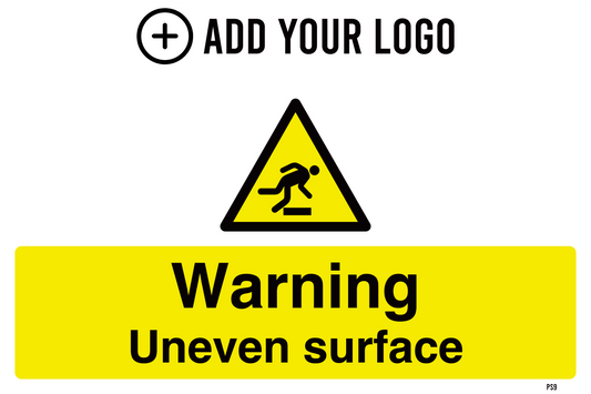 Warning Uneven Surface Sign PS9