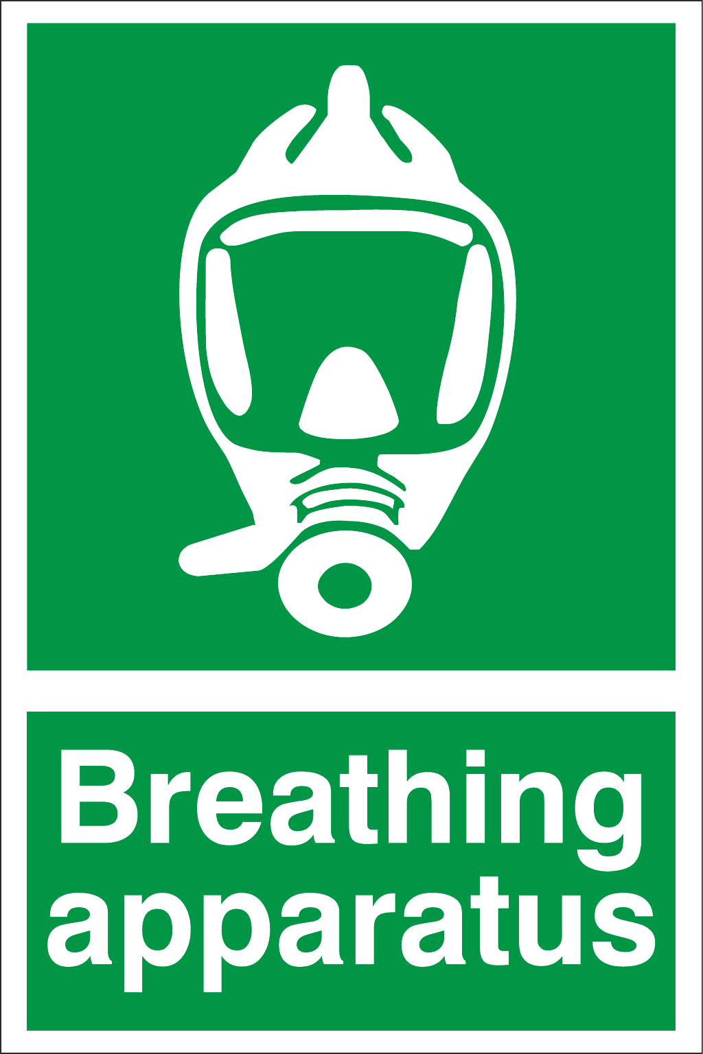 Breathing Apparatus safety sign