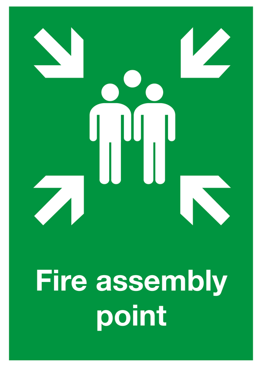 Fire Assembly Point safety sign