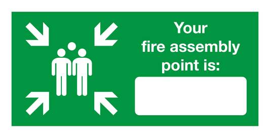 Your Fire Assembly Point Is Landscape safety sign