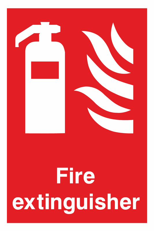 Fire Extinguisher safety sign