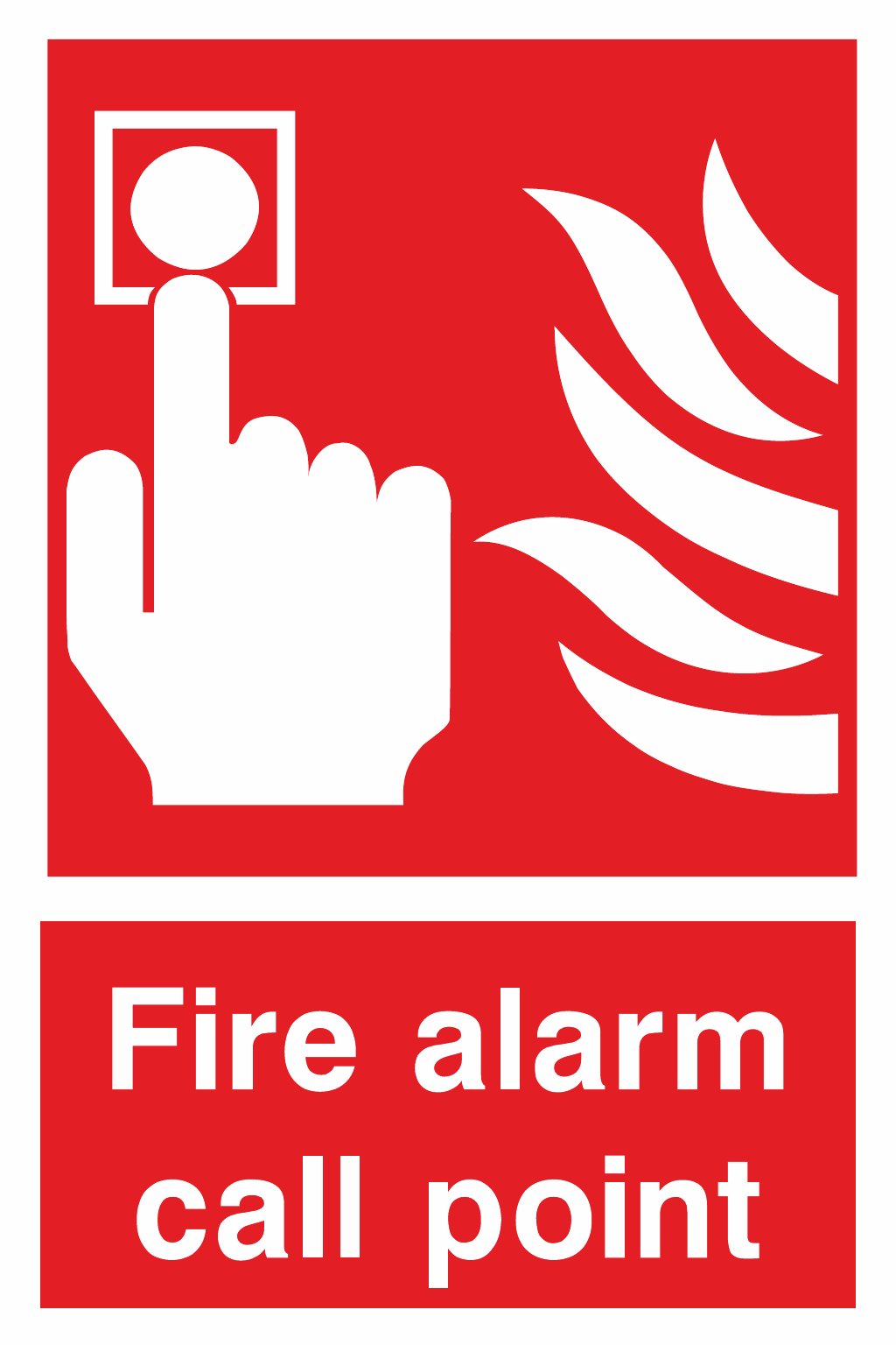 Fire Alarm Call Point safety sign