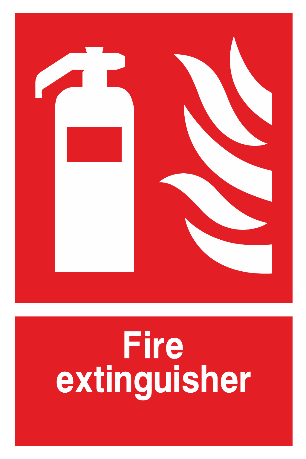 Fire Extinguisher safety sign