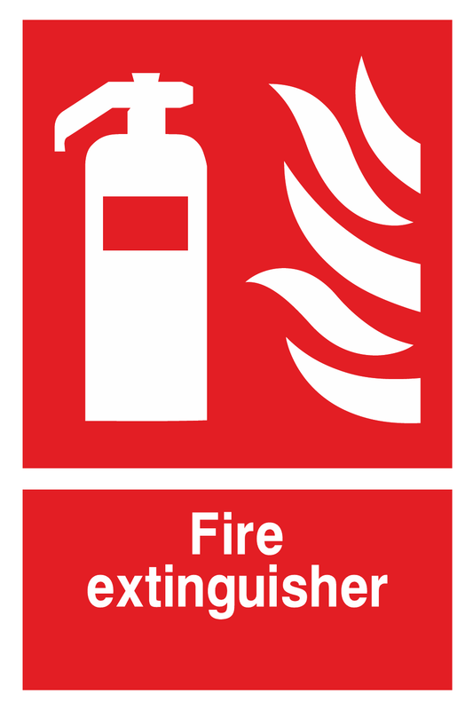 Fire Extinguisher safety sign