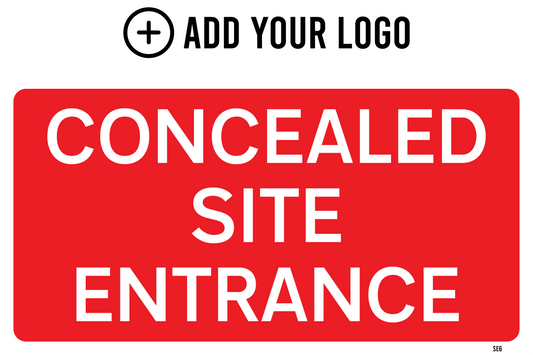 Concealed Site Entrance Sign SE6