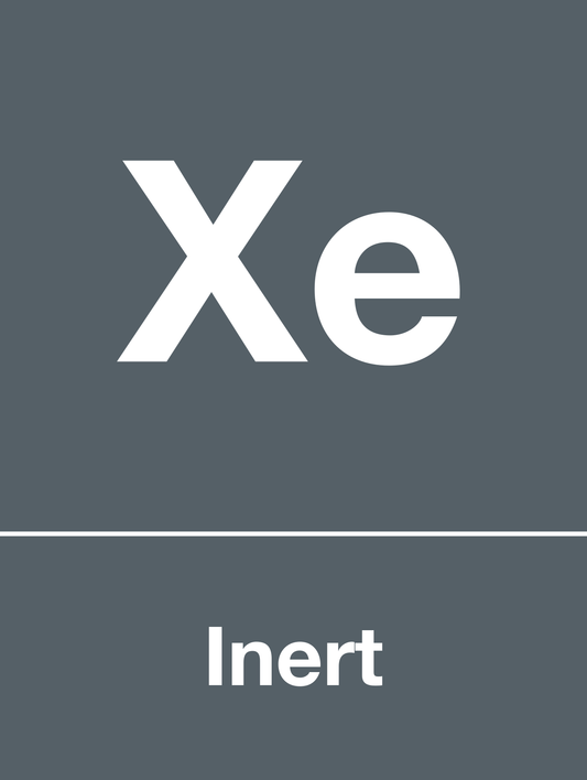 Xe Inert skip & recycle sign