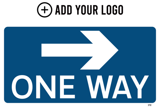 One Way Sign ST12