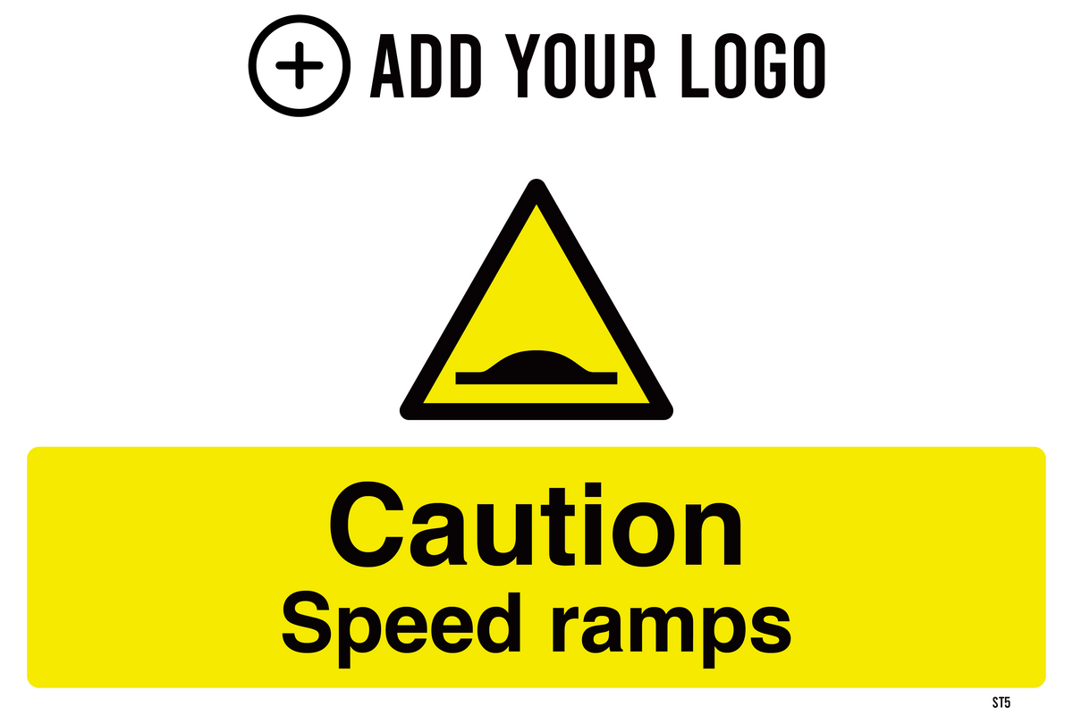 Caution Speed Ramps Sign ST5