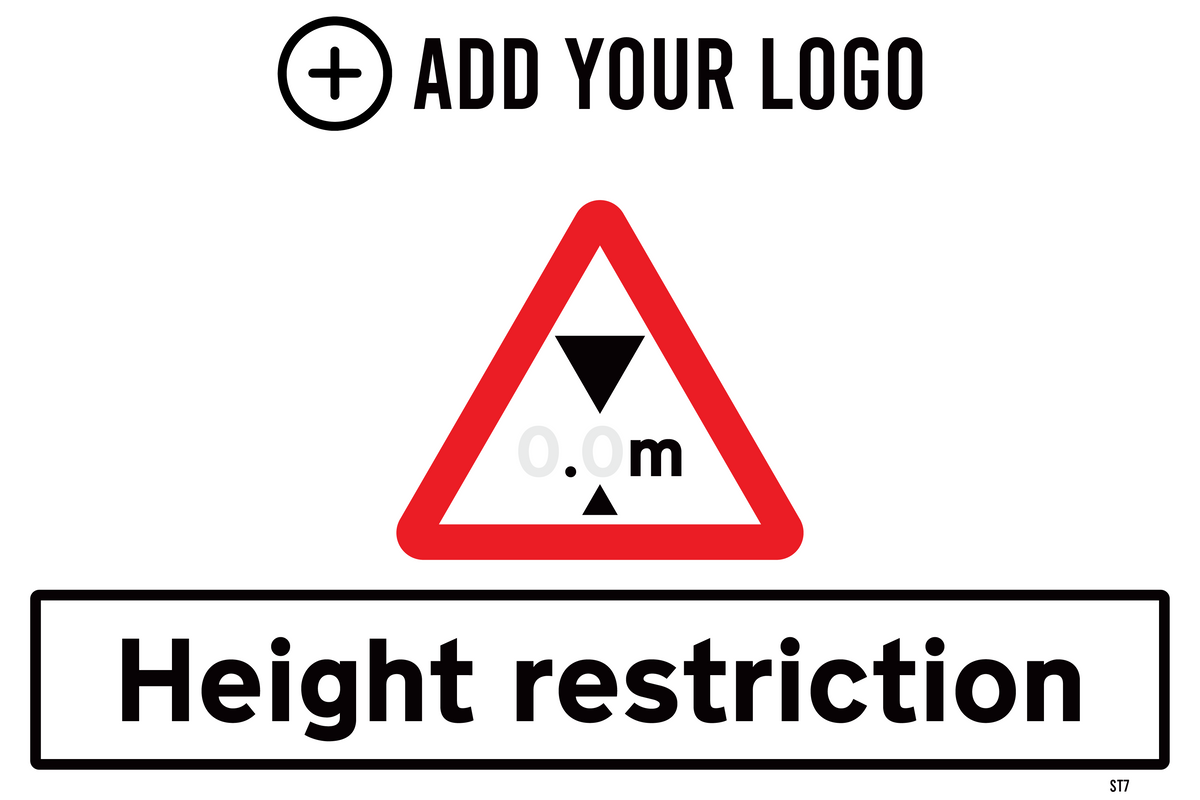 Height Restriction Sign ST7