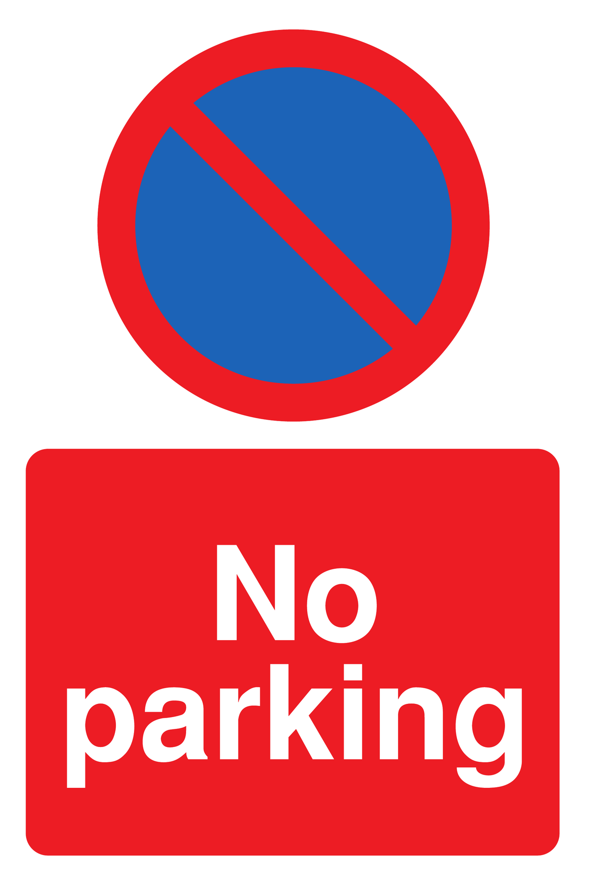 No Parking traffic sign