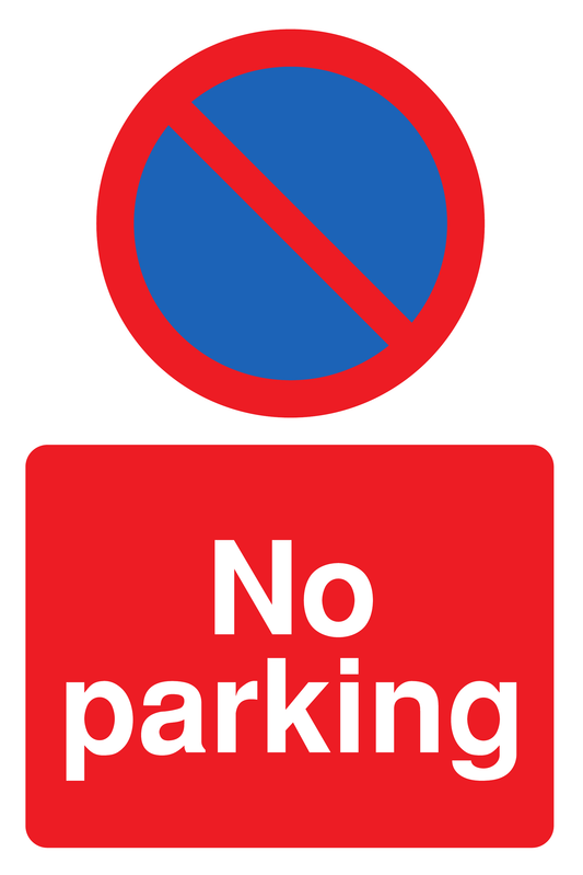 No Parking traffic sign