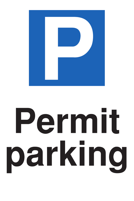 Permit Parking traffic sign