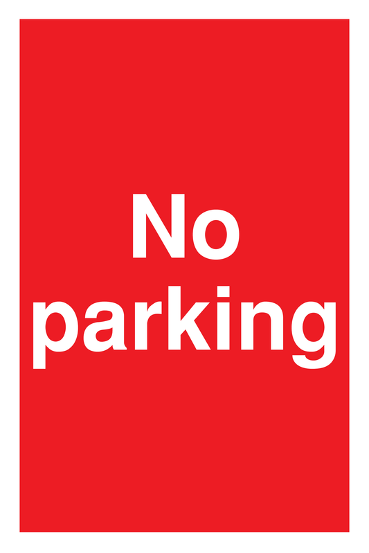 No Parking traffic sign