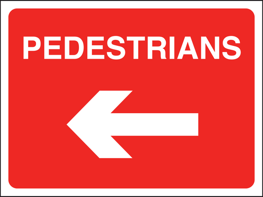 Pedestrians traffic sign