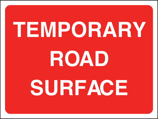 Temporary Road Surface traffic sign