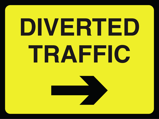 Diverted Traffic traffic sign