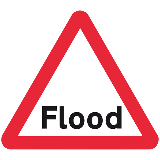 Flood traffic sign