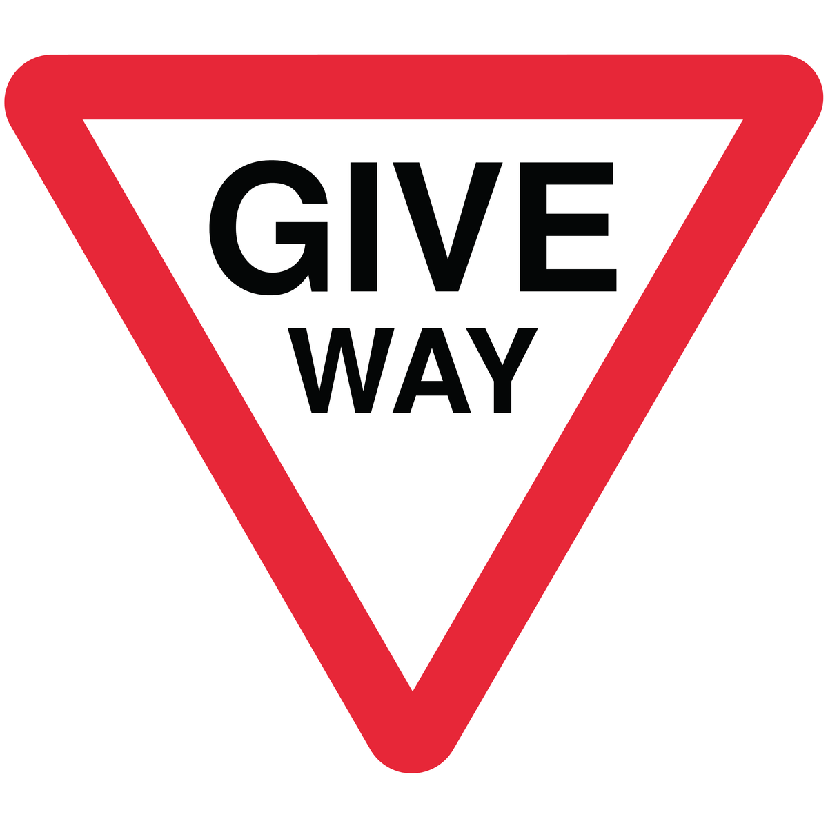 Give Way traffic sign