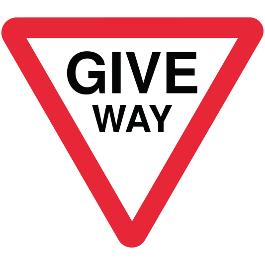 Give Way traffic sign