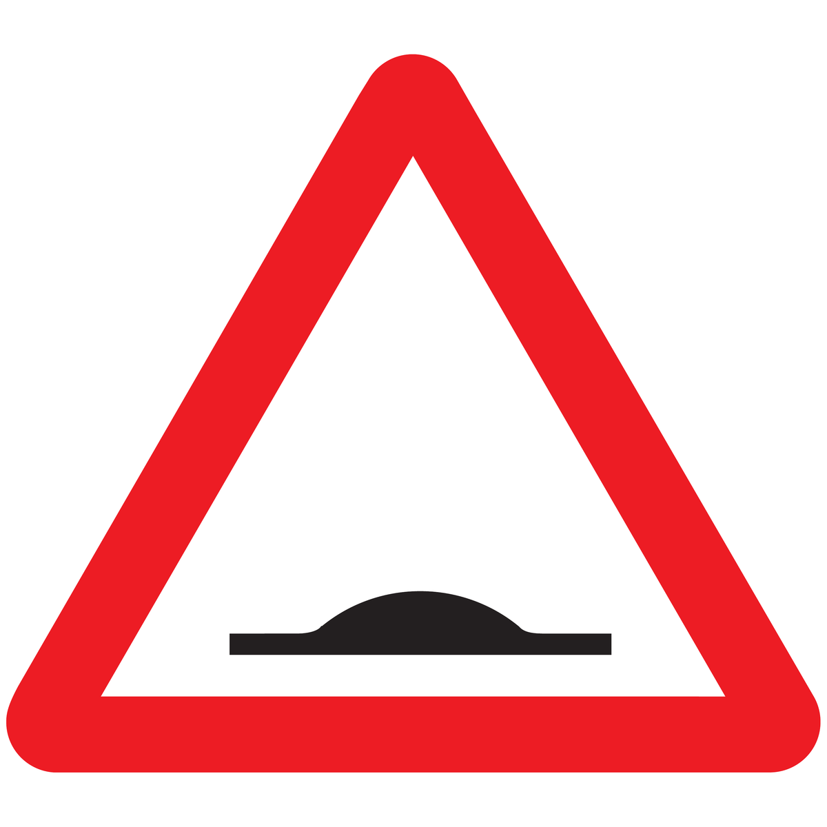 Road Hump Ahead traffic sign